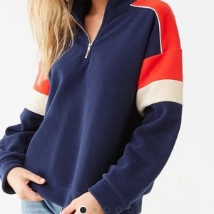COPY - NEW forever 21 fleece half zip pullover